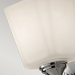 Бра для ванных комнат с белым матовым плафоном квадратной формы на основании цвета хром Feiss варинант исполнения - 5 | Loft Concept в Челябинске