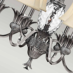 Люстра с 7-ю кремовыми текстильными абажурами Hinkley варинант исполнения - 6 | Loft Concept в Челябинске