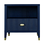 Прикроватная тумбочка с полкой Elsa Dreams Blue варинант исполнения - 5 | Loft Concept в Челябинске