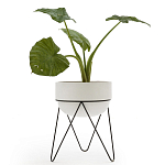 Кашпо Elevated Planters Luna 54 белое варинант исполнения - 2 | Loft Concept в Челябинске