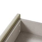 Консоль прямоугольная на золотом каркасе с 2-мя ящиками Warwick варинант исполнения - 1 | Loft Concept в Челябинске