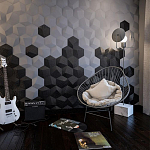 Гипсовая 3D панель с принтографией PM-30 варинант исполнения - 7 | Loft Concept в Челябинске