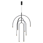 Люстра подвесная с дугообразными изогнутыми элементами Luke Lampco Tracer Lamp варинант исполнения - 2 | Loft Concept в Челябинске