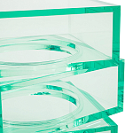 Стол журнальный в форме кубов Acrylic Furniture Lumina Mint Breeze варинант исполнения - 3 | Loft Concept в Челябинске