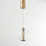 Подвесной светильник с плафоном в форме шара Inner Gleam Orb gold варинант исполнения - 5 | Loft Concept в Челябинске