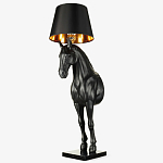 Horse Statue Floor Lamp Большой светильник Черная Лошадь варинант исполнения - 6 | Loft Concept в Челябинске