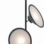 Торшер черный с 2-мя большими лампами Black Diffusers варинант исполнения - 1 | Loft Concept в Челябинске