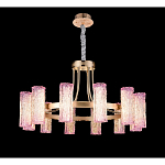 Люстра круглая с текстурными цилиндрическими плафонами Glimpse варинант исполнения - 4 | Loft Concept в Челябинске