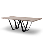 Стол обеденный на изогнутых ножках Consonance варинант исполнения - 1 | Loft Concept в Челябинске