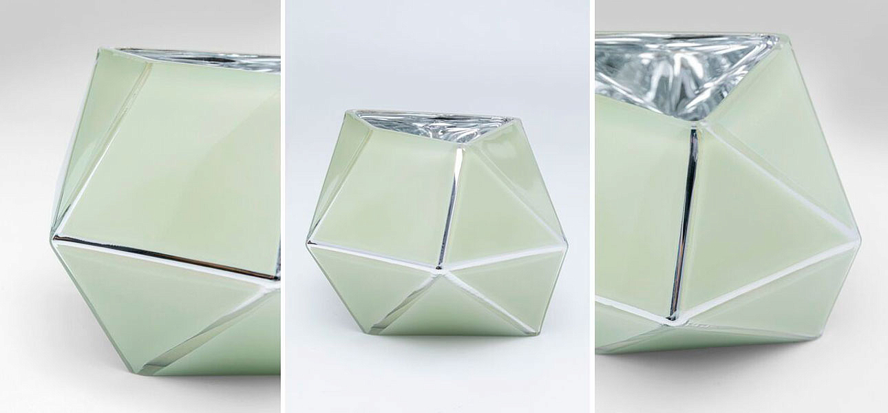 Ваза серая Geometric projection Ваза серая Geometric projection - Loft-Concept в Челябинске