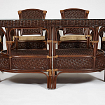 Комплект обеденный из ротанга Eloise grand варинант исполнения - 11 | Loft Concept в Челябинске