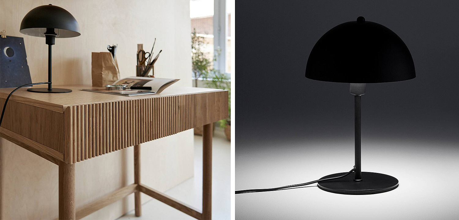 Настольная лампа Umbel Table Lamp Black Настольная лампа Umbel Table Lamp Black - Loft-Concept в Челябинске