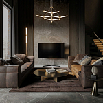 Люстра с геометрической конструкцией из вытянутых цилиндрических плафонов Hex Scaffold  варинант исполнения - 13 | Loft Concept в Челябинске