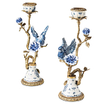Подсвечник Candleholder Birds Atlanta Set 2 Pcs варинант исполнения - 1 | Loft Concept в Челябинске