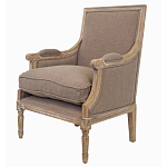 Кресло William Classical Armchair brown flax варинант исполнения - 3 | Loft Concept в Челябинске