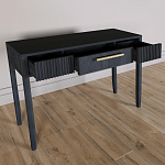 Элегантная Консоль Primo с выдвижным ящиком Черный дуб варинант исполнения - 6 | Loft Concept в Челябинске