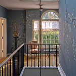 Обои ручная роспись Nara Original colourway on Summer Sky slub silk варинант исполнения - 2 | Loft Concept в Челябинске