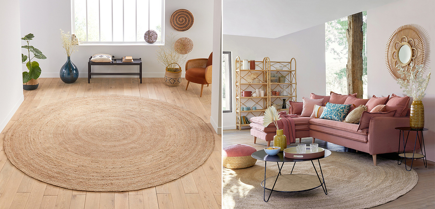 Ковер Round Carpet 100% джут Ковер Round Carpet 100% джут - Loft-Concept в Челябинске