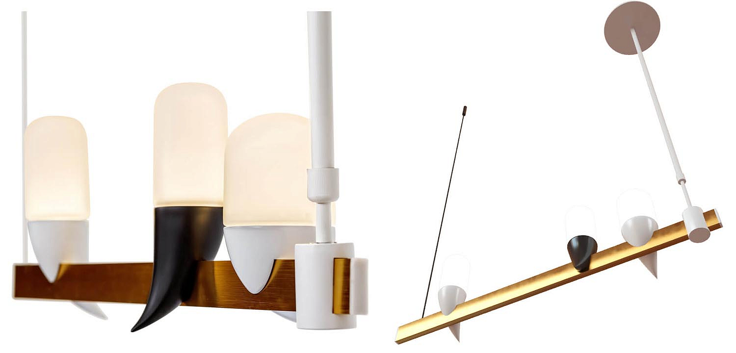 Люстра Ebenezer Chandelier Linear white 60 Люстра Ebenezer Chandelier Linear white 60 - Loft-Concept в Челябинске