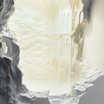 Встраиваемый в стену гипсовый светильник под покраску с эффектом разрушенной стены Antiquity Athena варинант исполнения - 7 | Loft Concept в Челябинске