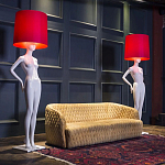 Лампа MANNEQUIN LAMP с абажуром созерцание силуэта варинант исполнения - 2 | Loft Concept в Челябинске