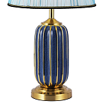 Настольная лампа с абажуром Terenzio Blue Table Lamp варинант исполнения - 3 | Loft Concept в Челябинске