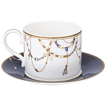 Чайный набор из фарфора с изображением лошадей на 6 персон 12 предметов Porcelain Horse Set   варинант исполнения - 2 | Loft Concept в Челябинске