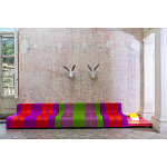 Дизайнерское кресло зеленое Poltronova Sofo Verosa Green Pink Armchair варинант исполнения - 6 | Loft Concept в Челябинске