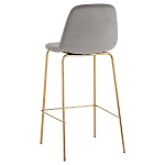 Барный стул на золотистых ножках VENDRAMIN Grey варинант исполнения - 4 | Loft Concept в Челябинске