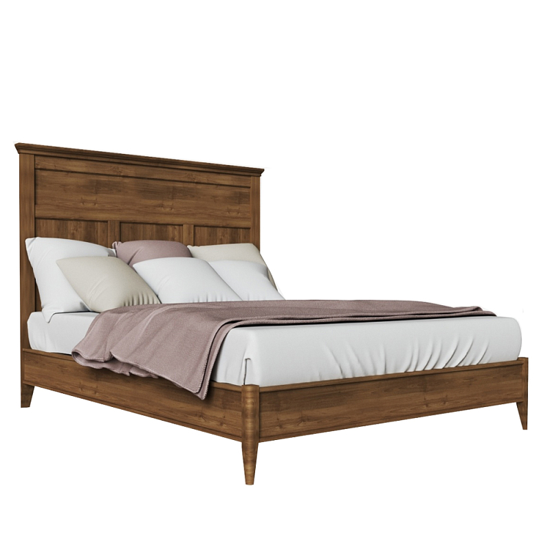 Кровать из массива бука с изголовьем Tasteful Furniture Кровать из массива бука с изголовьем Tasteful Furniture в Челябинске | Loft Concept