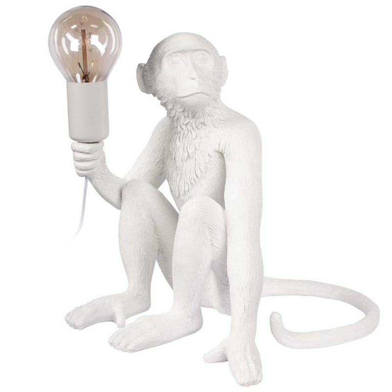 Настольная лампа Torch Monkey Белый Настольная лампа Torch Monkey Белый в Челябинске | Loft Concept