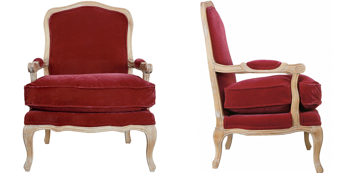 Кресло Joseph Chair burgundy Кресло Joseph Chair burgundy - Loft-Concept в Челябинске