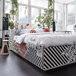 Дизайнерская кровать с системой хранения варинант исполнения - 1 | Loft Concept в Челябинске