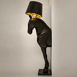 Horse Statue Floor Lamp Большой светильник Черная Лошадь варинант исполнения - 3 | Loft Concept в Челябинске