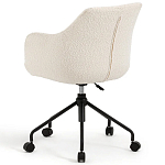 Вращающееся кресло с обивкой букле Boucle Office Chair варинант исполнения - 3 | Loft Concept в Челябинске