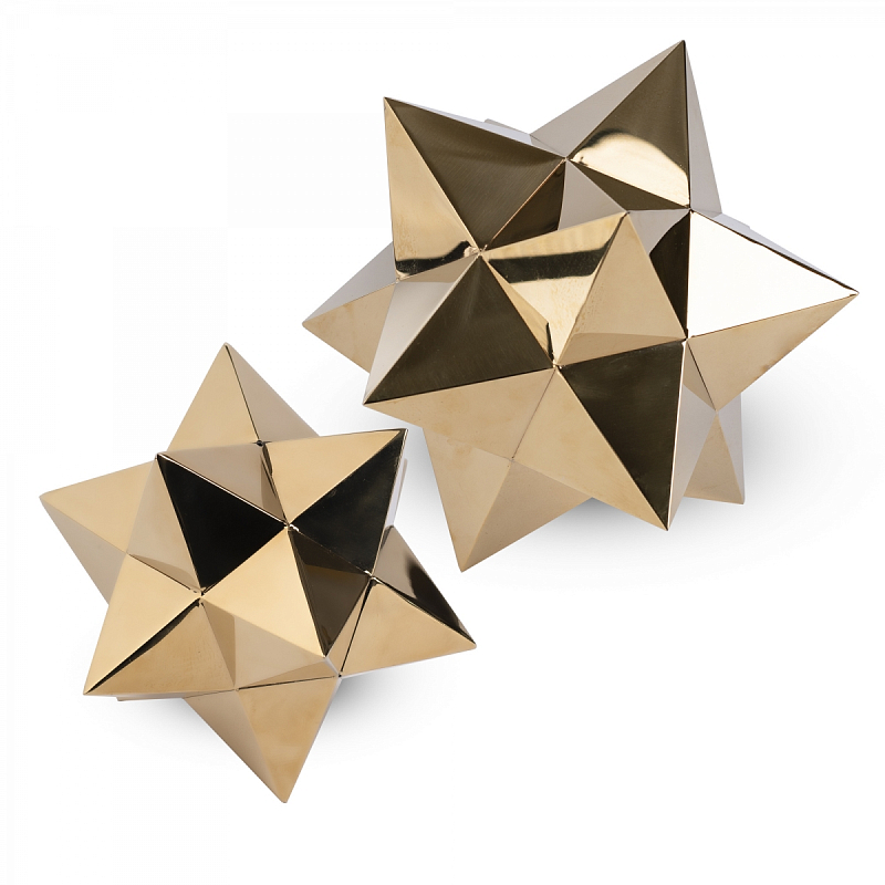Аксессуар Kelly Wearstler Origami STAR Star  Золотой в Челябинске | Loft Concept 