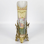 Фарфоровая ваза с бронзовыми элементами Eden Garden варинант исполнения - 6 | Loft Concept в Челябинске