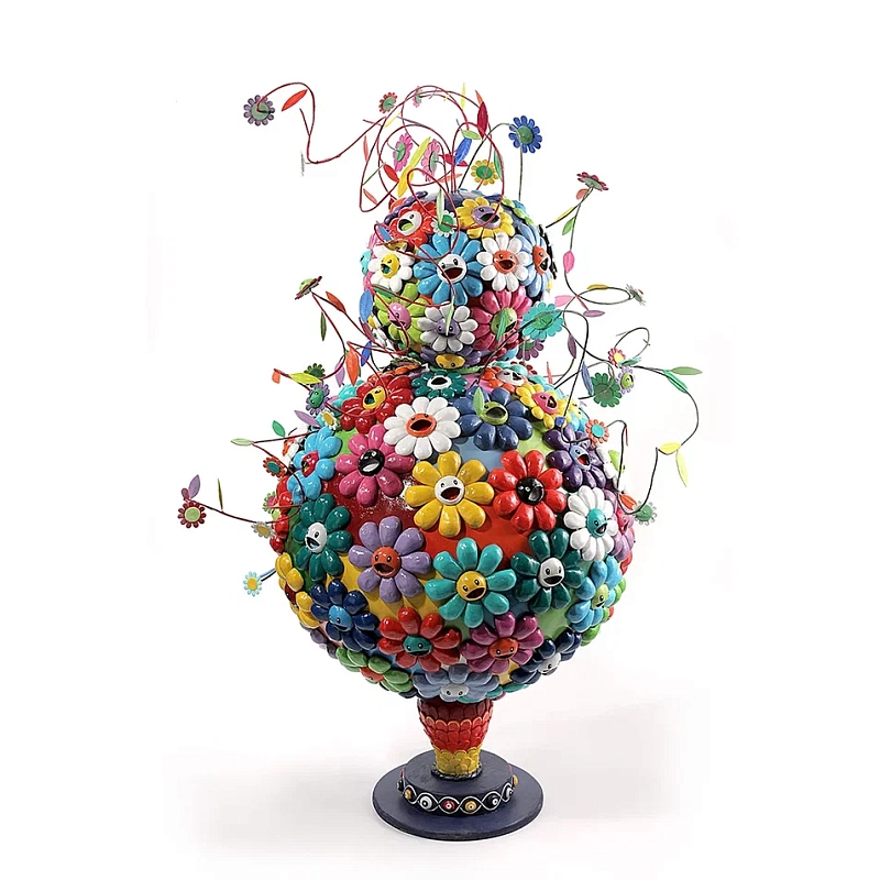 Большой Арт-объект Композиция из улыбающихся цветов по дизайну Takashi Murakami Flower Matango Мульти Большой Арт-объект Композиция из улыбающихся цветов по дизайну Takashi Murakami Flower Matango Мульти в Челябинске | Loft Concept
