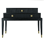 Премиальная Консоль с тремя ящиками Elsa Dreams Black варинант исполнения - 4 | Loft Concept в Челябинске