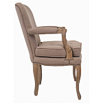 Кресло Aubrey Classical Armchair brown flax варинант исполнения - 1 | Loft Concept в Челябинске