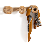 Деревянная настенная вешалка Alma Wood Hanger варинант исполнения - 3 | Loft Concept в Челябинске