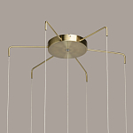 Люстра с 7-ю плафонами из прозрачного стекла в форме шара Orb Cascade  варинант исполнения - 13 | Loft Concept в Челябинске