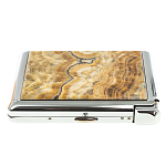 Портсигар с газовой зажигалкой из натурального камня Оникс Stone Cigarettes Cases варинант исполнения - 10 | Loft Concept в Челябинске