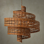 Люстра фактурная в виде спирали Enveloping Art варинант исполнения - 4 | Loft Concept в Челябинске