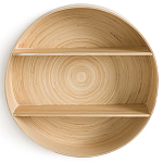 Полка настенная из бамбука Zenara варинант исполнения - 1 | Loft Concept в Челябинске