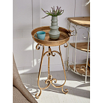 Столик приставной на фигурном подножии Magnificent Century варинант исполнения - 5 | Loft Concept в Челябинске