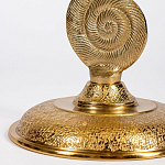 Кофейный стол из металла с круглой столешницей Table Gold Metal варинант исполнения - 3 | Loft Concept в Челябинске