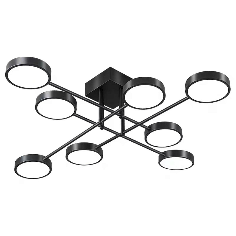Потолочный светильник светодиодный черный Bendik Lighting Белый Черный Потолочный светильник светодиодный черный Bendik Lighting Белый Черный в Челябинске | Loft Concept