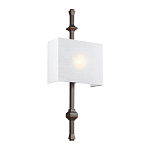 Бра с прямоугольным тканевым абажуром белого цвета Feiss варинант исполнения - 6 | Loft Concept в Челябинске