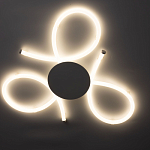 Люстра белого цвета с тремя изогнутыми светодиоидными плафонами Luke Lampco Tracer Lamp варинант исполнения - 2 | Loft Concept в Челябинске